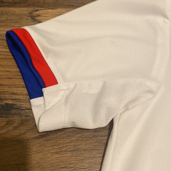 Olympique Lyonnais Home Football Shirt 2019-2020 Jersey Adidas Mens - Picture 2 of 8